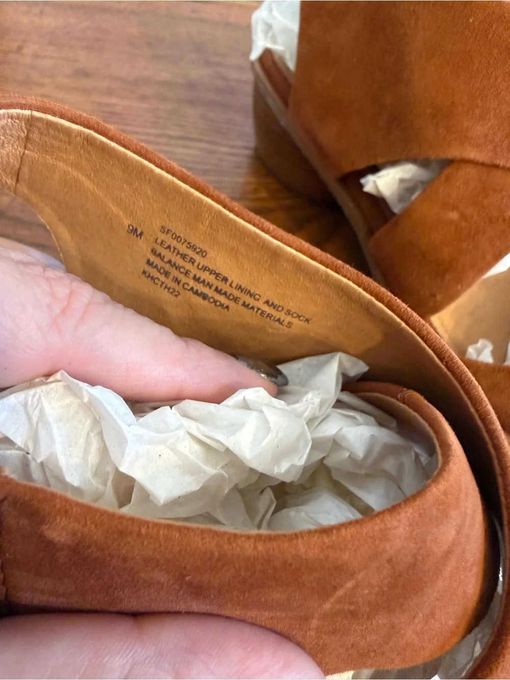 Sofft Camille suede sandal sz 9 - Picture 5 of 5